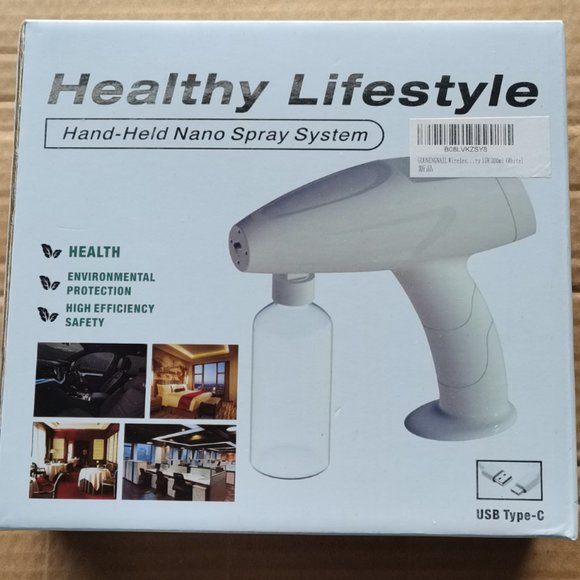 ๐จ Cordless Nano Atomizer Sprayer ๐ฆ Handheld Blue Light Fogger - Picture 1 of 3